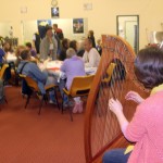 Katie plays harp